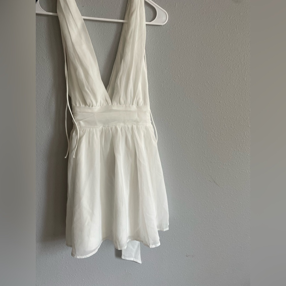 White Lucy in the Sky Dress